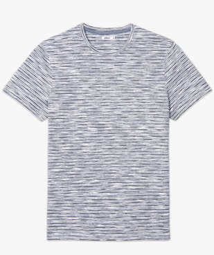 Tee-shirt homme à manches courtes et rayures vue4 - GEMO (HOMME) - GEMO