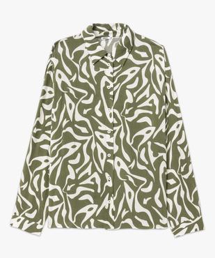 Chemise imprimée femme grande taille vue4 - GEMO (G TAILLE) - GEMO