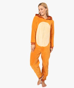 Combinaison d'intérieur femme à capuche à motif Bambi - Disney vue1 - DISNEY - GEMO