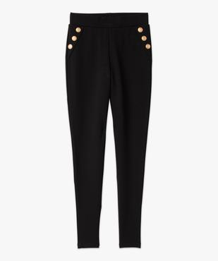 Legging avec boutons sur les hanches femme vue4 - GEMO(FEMME PAP) - GEMO