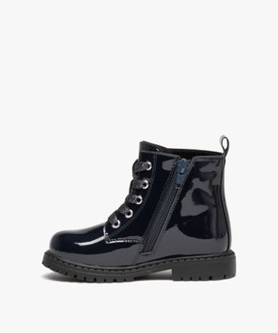 Boots vernis fille avec motifs oiseaux du 25 au 30 vue3 - GEMO (ENFANT) - GEMO