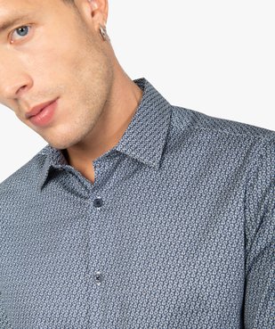 Chemise homme imprimée coupe slim vue2 - Nikesneakers (HOMME) - Nikesneakers