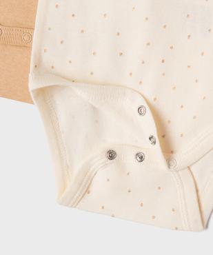 Body à bretelles à motifs bébé fille (lot de 3) vue3 - GEMO 4G BEBE - GEMO