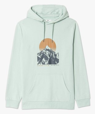 Sweat homme à capuche en molleton vue4 - GEMO (HOMME) - GEMO
