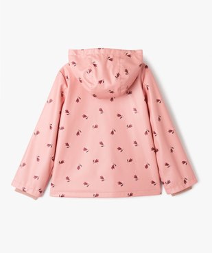 Imperméable à capuche et doublure chaude fille vue4 - GEMO (ENFANT) - GEMO