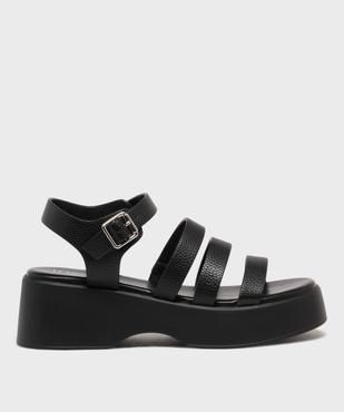 Sandales multibrides à semelle plateforme femme vue1 - 5 MILES - GEMO