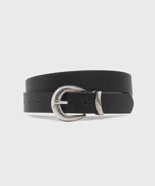Ceinture à boucle en métal ciselé femme vue1 - GEMO (ACCESS) - GEMO