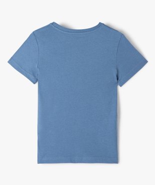 Tee-shirt garçon uni à manches courtes vue3 - GEMO 4G GARCON - GEMO