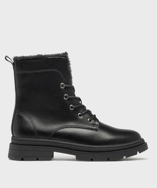Boots plat avec doublure chaude et semelle épaisse femme - 5 Miles vue1 - 5 MILES - GEMO
