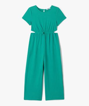 Combinaison pantalon avec ouvertures à la taille fille vue1 - GEMO 4G FILLE - GEMO