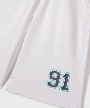 Bermuda de sport à taille élastiquée 100% coton garçon vue2 - GEMO (JUNIOR) - GEMO
