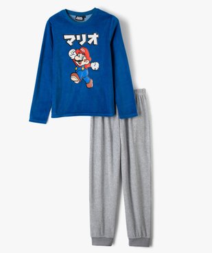 Pyjama garçon velours imprimé - Mario Bros vue1 - NINTENDO - GEMO