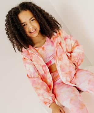 Blouson léger à capuche fille vue6 - GEMO (ENFANT) - GEMO