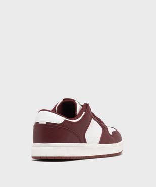 Baskets basses bicolores et grainées femme - Camps United vue5 - CAMPS GEMO FOR GOOD - GEMO