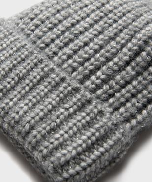 Bonnet en grosse maille côtelée pailletée femme vue2 - GEMO (ACCESS) - GEMO