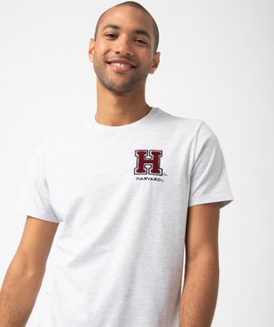 Tee-shirt homme à manches courtes avec logos - Harvard vue2 - HARVARD - GEMO