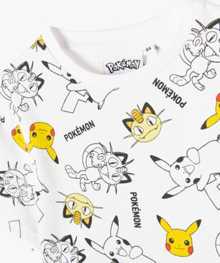 Tee-shirt garçon imprimé - Pokemon vue3 - POKEMON - GEMO