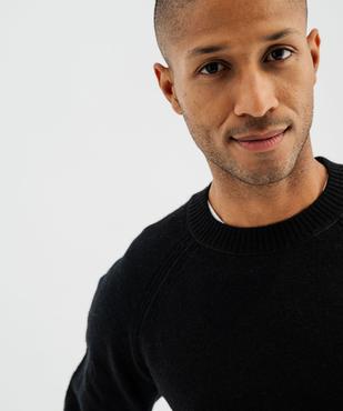 Pull en laine à manches raglan homme vue2 - GEMO (HOMME) - GEMO