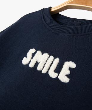 Sweat à message bébé garçon vue2 - GEMO 4G BEBE - GEMO
