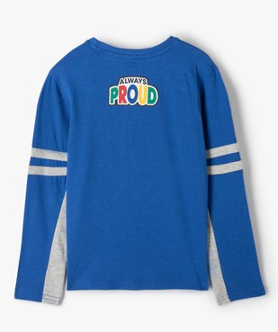 Tee-shirt garçon bicolore avec motif coloré - Pat Patrouille vue3 - PAT PATROUILLE - GEMO