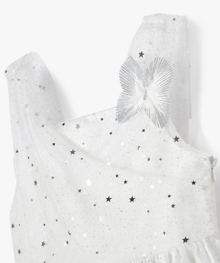 Robe de cérémonie en tulle à paillettes fille vue2 - GEMO (ENFANT) - GEMO