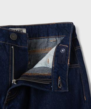 Jean baggy en denim brut à larges revers fille - Camps United vue2 - CAMPS GEMO FOR GOOD - GEMO