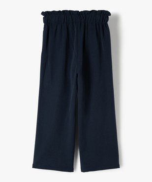 Pantalon fille large à taille haute élastiquée - Lulu Castagnette vue3 - LULUCASTAGNETTE - GEMO