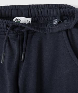 Pantalon de jogging avec taille ajustable fille vue2 - GEMO 4G FILLE - GEMO