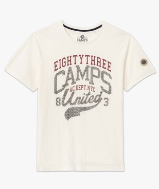 Tee-shirt homme avec inscription XXL – Camps United vue5 - CAMPS UNITED - GEMO