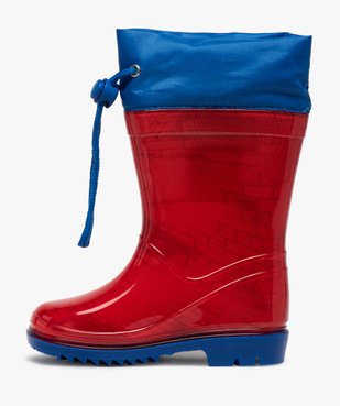 Bottes de pluie garçon à col ajustable – Spiderman vue3 - SPIDERMAN - GEMO