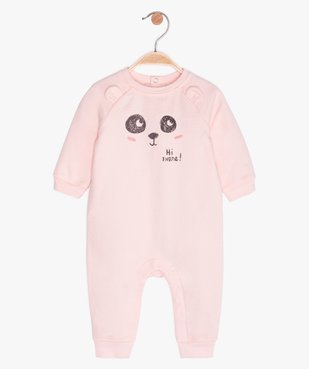 Combinaison bébé sans pieds à motif panda vue1 - GEMO(BB COUCHE) - GEMO