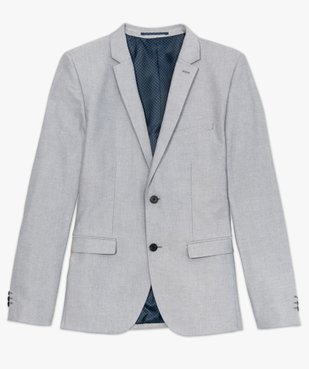 Veste de costume homme avec coudières contrastantes vue4 - GEMO (HOMME) - GEMO
