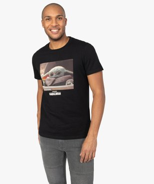 Tee-shirt homme imprimé Mandalorian - Star Wars vue1 - THE MANDALORIAN - GEMO