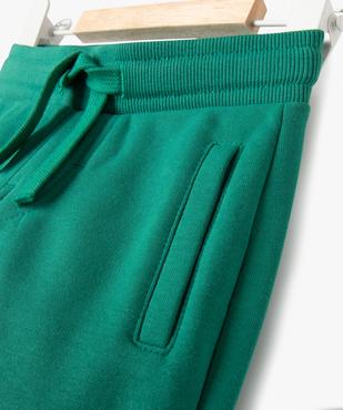 Pantalon de jogging avec ceinture bord-côte bébé garçon vue3 - GEMO 4G BEBE - GEMO