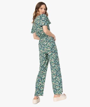 Combinaison pantalon femme à manches courtes vue3 - GEMO(FEMME PAP) - GEMO