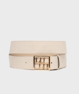 Ceinture avec boucle métallique carrée femme - LuluCastagnette vue1 - LULU CASTAGNETT - GEMO