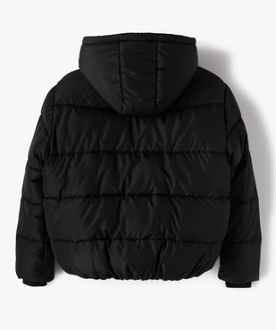 Parka fille matelassée avec capuche et doublure chaude vue4 - GEMO (JUNIOR) - GEMO