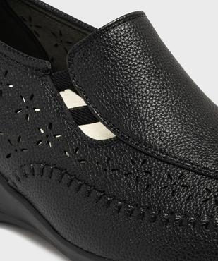 Chaussures confort à talon compensé femme - G’Flex vue6 - G'FLEX - GEMO