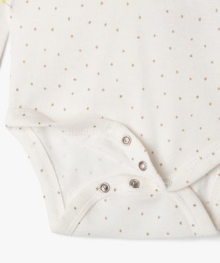 Ensemble de naissance 2 pièces salopette et body manches longues vue7 - GEMO 4G BEBE - GEMO