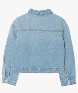 Veste fille en jean – Lulu Castagnette vue4 - LULUCASTAGNETTE - GEMO