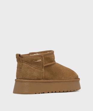 Boots fourrées plateforme femme - LuluCastagnette vue4 - LULUCASTAGNETTE - GEMO