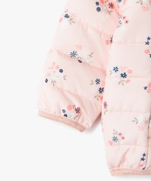Doudoune bébé fille fine à motifs étoiles et détails pailletés vue3 - Nikesneakers(BEBE DEBT) - Nikesneakers