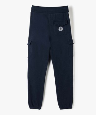 Jogging garçon coupe cargo en molleton doux vue4 - CAMPS UNITED - GEMO