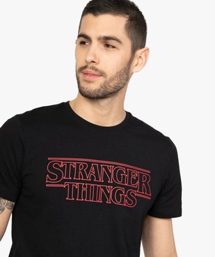 Tee-shirt homme avec inscription – Stranger Things vue2 - STRANGER THINGS - GEMO