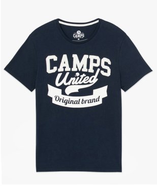 Tee-shirt homme à manches courtes avec inscription – Camps United vue4 - CAMPS UNITED - GEMO
