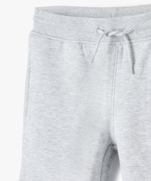 Pantalon de jogging garçon avec intérieur molletonné vue2 - GEMO (JUNIOR) - GEMO