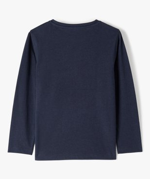 T-shirt manches longues imprimé garçon vue3 - GEMO (ENFANT) - GEMO