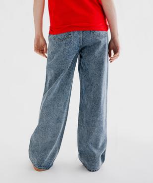Jean de grossesse wide leg en denim délavé vue9 - GEMO 4G MATERN - GEMO
