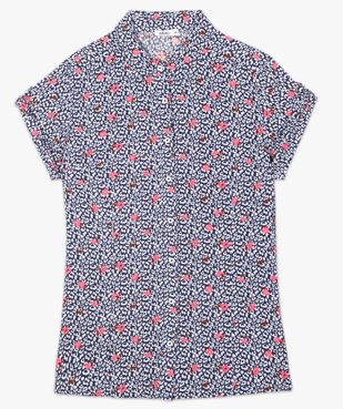 Chemise femme à manches courtes imprimée vue4 - GEMO(FEMME PAP) - GEMO