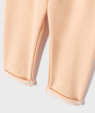 Ensemble 2 pièces sweat + pantalon chauds bébé fille vue3 - GEMO(BEBE DEBT) - GEMO